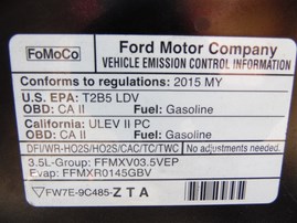 2015 Ford Explorer Sport Black 3.5L AT 4WD #F22963